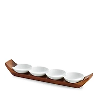 Nambe Quatro Snack & Serve Set