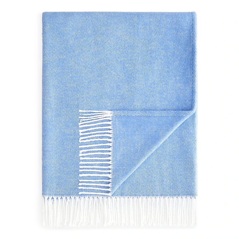 Matouk Pezzo Fringe Throw Blanket