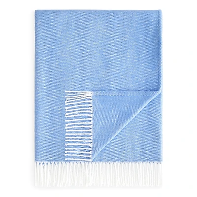Matouk Pezzo Fringe Throw Blanket