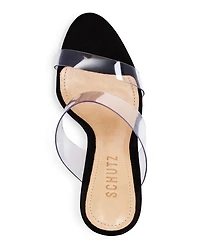 Women's Ariella Clear Strap High-Heel Slide Sandals