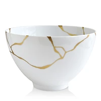 Bernardaud Kintsugi-Sarkis 24K Gold Deep Salad Bowl