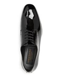 Men's Aalborg Patent Leather Plain Toe Oxfords