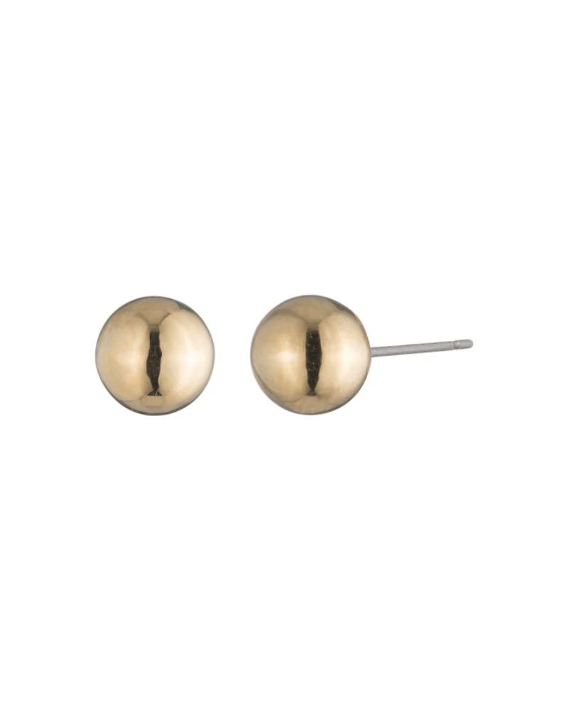 Small Sphere Stud Earrings