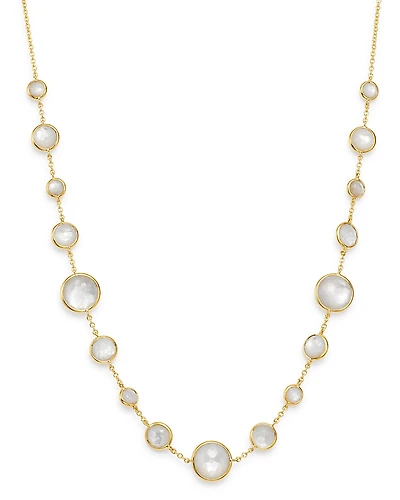 Ippolita 18K Yellow Gold Lollipop Lollitini Mother-of-Pearl Doublet Adjustable Short Necklace, 18