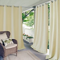 Elrene Home Fashions Connor Solid Indoor/Outdoor Curtain Panel