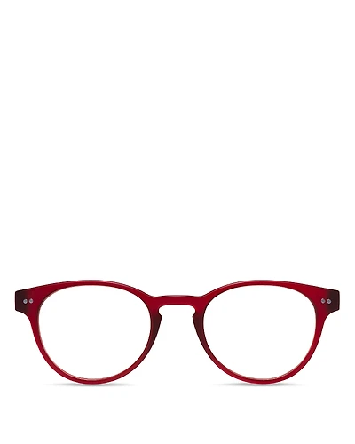 Look Optic Abbey Round Blue Light Glasses, 47mm