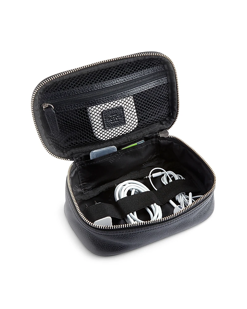 Royce New York Leather Tech Accessory Travel Storage Case