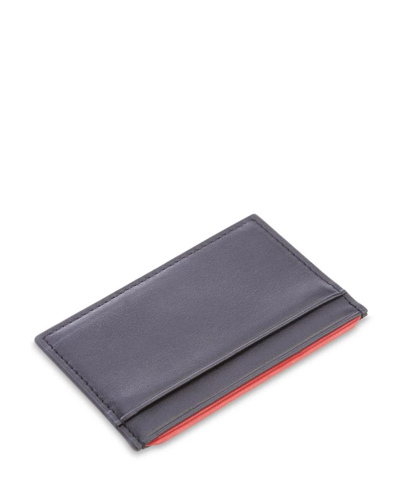Leather RFID-Blocking Executive Slim Credit Card Case