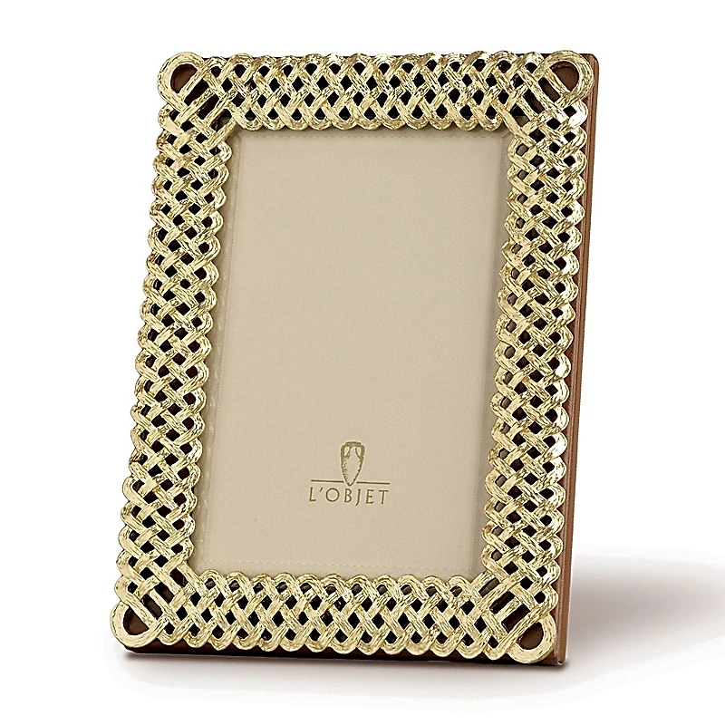 L'Objet Gold Braid Frame, 8 x 10