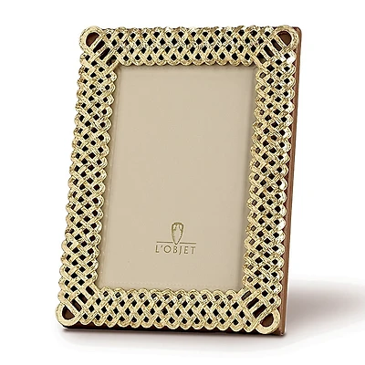 L'Objet Gold Braid Frame, 8 x 10