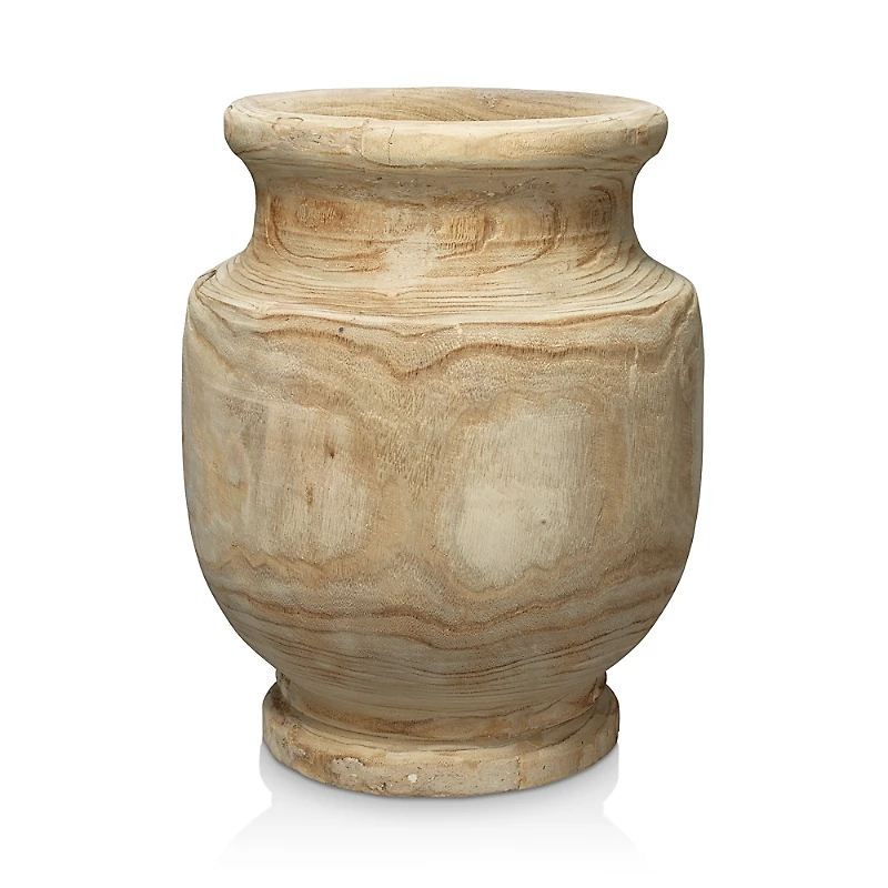 Jamie Young Laguna Wooden Decorative Vase