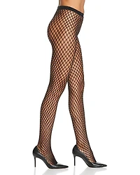 Natori Double Weave Fishnet Tights