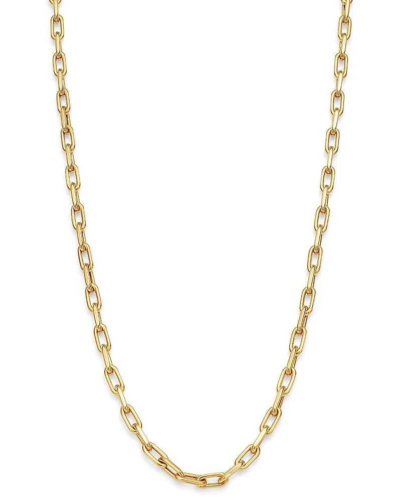 Zoe Lev 14K Yellow Gold Open Link Chain Necklace, 16