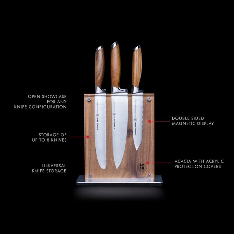 Cutlery Acacia Midtown Knife Block