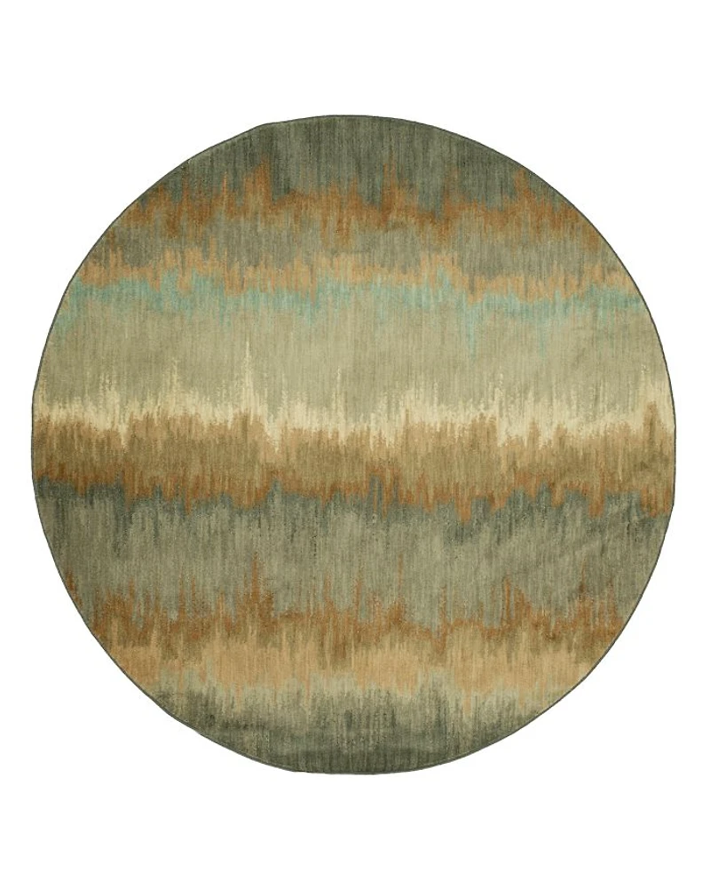 Euphoria Cashel Abyss Round Rug, 8' x 8'