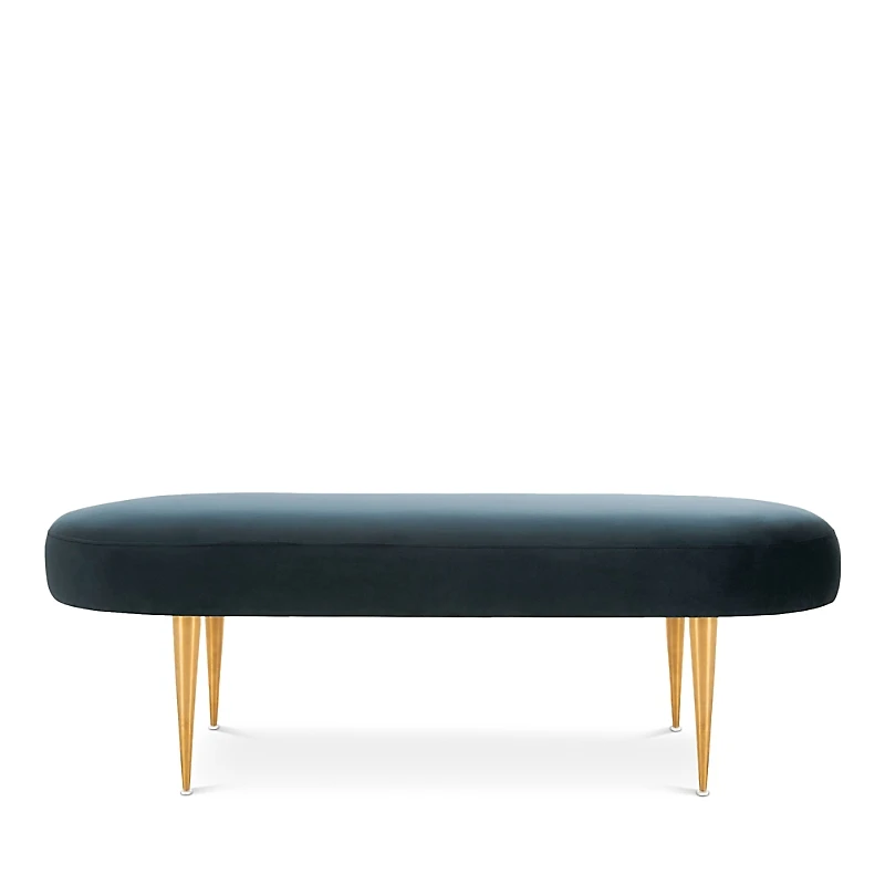 Safavieh Corinne Velvet Oval Bench