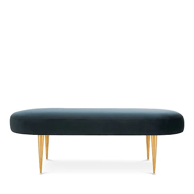 Safavieh Corinne Velvet Oval Bench