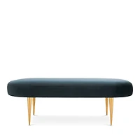 Safavieh Corinne Velvet Oval Bench