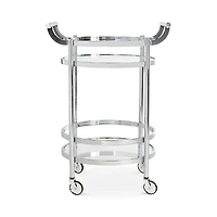 Safavieh Sienna 2-Tier Round Bar Cart