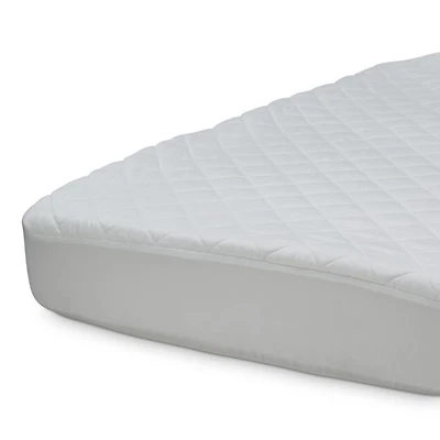 Black Luxury Fitted Crib & Toddler Mattress Pad Cover