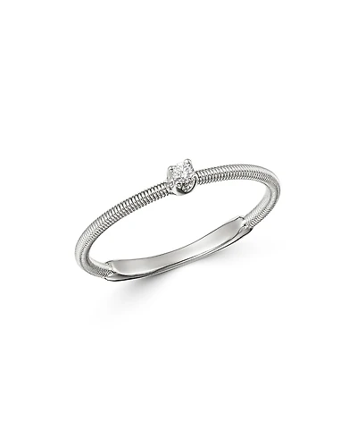 Marco Bicego 18K White Gold Bi49 Diamond Ring - Exclusive