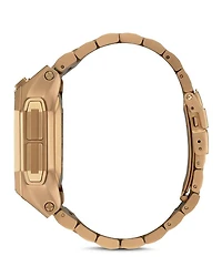 Regulus All-Black Link Bracelet Watch, 46mm