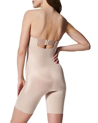 Suit Your Fancy Strapless Convertible Underwire Mid-Thigh Bodysuit