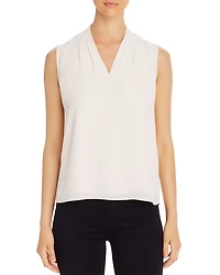 Edie Sleeveless V-Neck Top - Exclusive