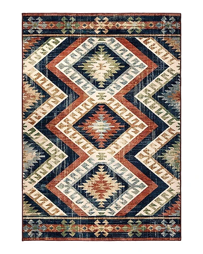 Palmetto Living Orian Alexandria Kilim Diamonds Area Rug, 5'1 x 7'6
