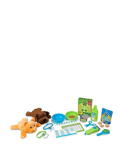 Melissa & Doug Feeding & Grooming Pet Care Play Set - Ages 3+