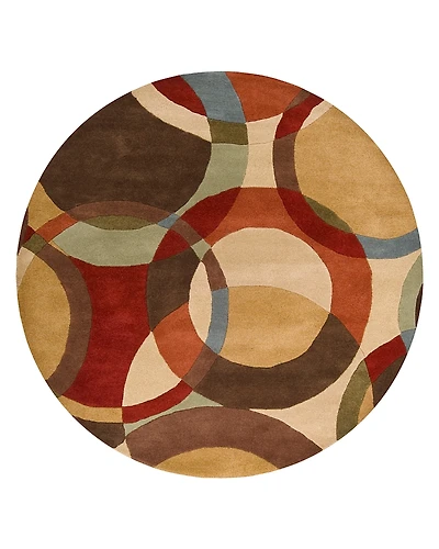 Livabliss Forum Fm-7108 Round Area Rug, 6' x 6'