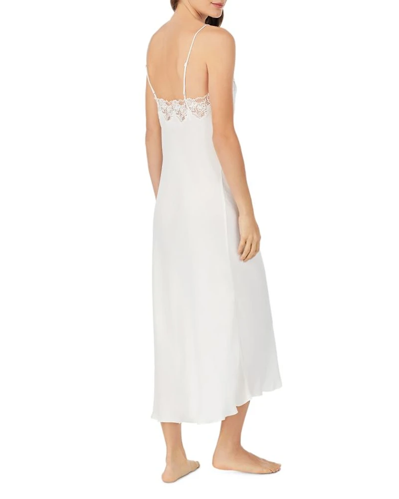 Sleeveless Satin Nightgown