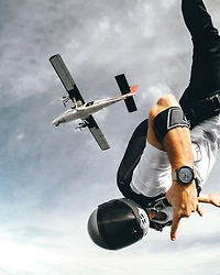 Chrono Tan Leather Strap & Gray Dial Chronograph, 45mm