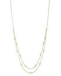 Bloomingdale's Fine Collection Diamond Double Strand Station Necklace