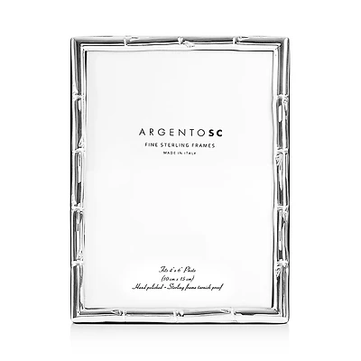 Argento Sc Bamboo Sterling Silver Frame
