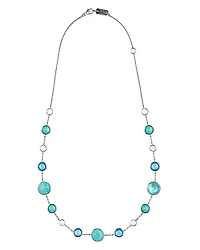 Ippolita Sterling Silver Lollipop Lollitini Mixed Gemstone Necklace, 18
