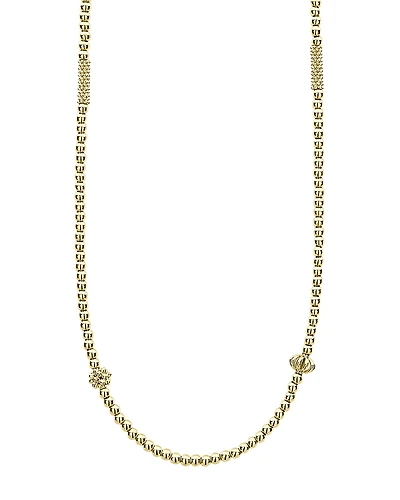 Lagos 18K Gold Caviar Beaded Necklace, 18