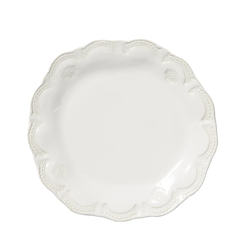 Vietri Incanto Stone Aqua Lace Dinner Plate