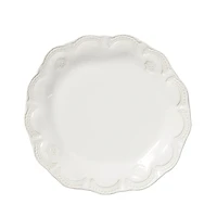 Vietri Incanto Stone Aqua Lace Dinner Plate
