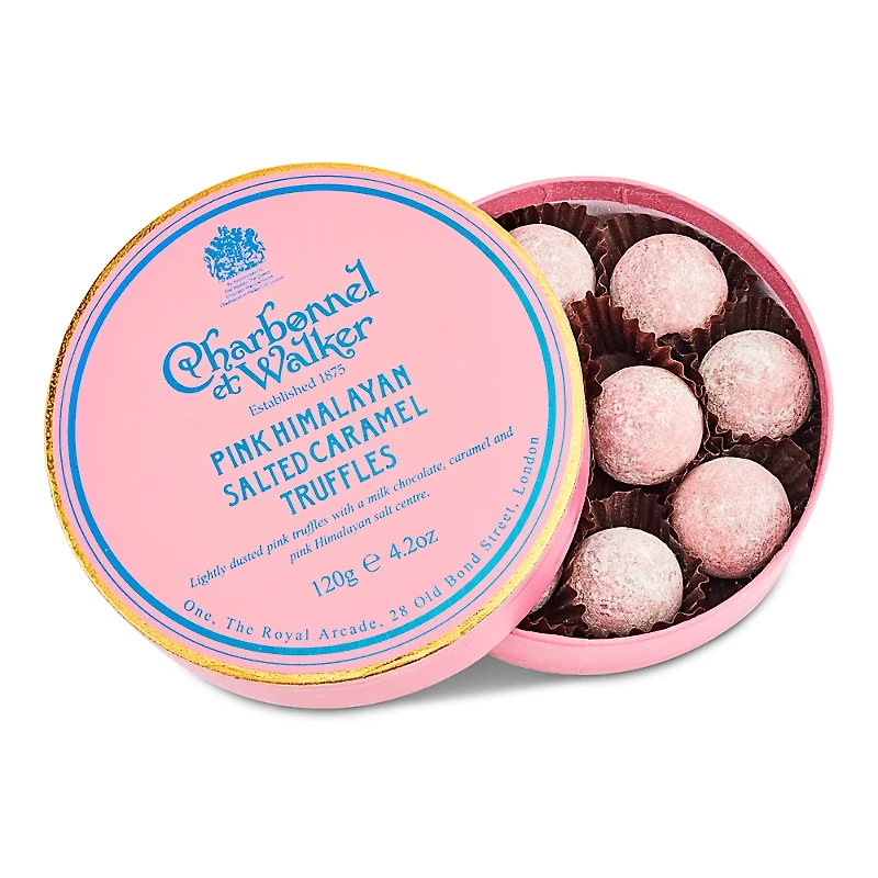 Charbonnel et Walker Pink Himalayan Sea Salt Truffles, 10 Piece