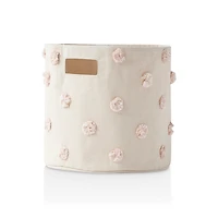 Pehr Pom Pom Cotton Canvas Storage Bin