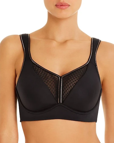 Harmony High Impact Mesh Trim Sports Bra