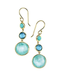 Ippolita 18K Yellow Gold Lollitini Multi-Stone Triple Drop Earrings