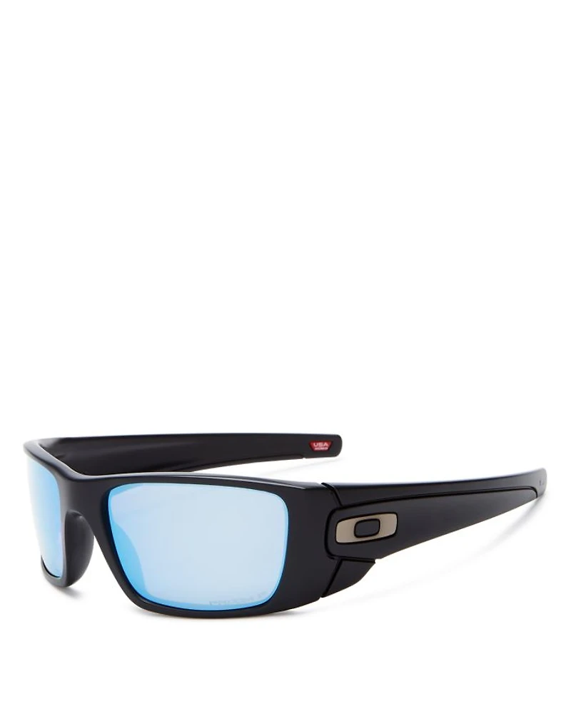Fuel Cell Polarized Square Sunglasses, 60mm