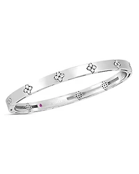 Roberto Coin 18K White Gold Verona Diamond Bangle Bracelet