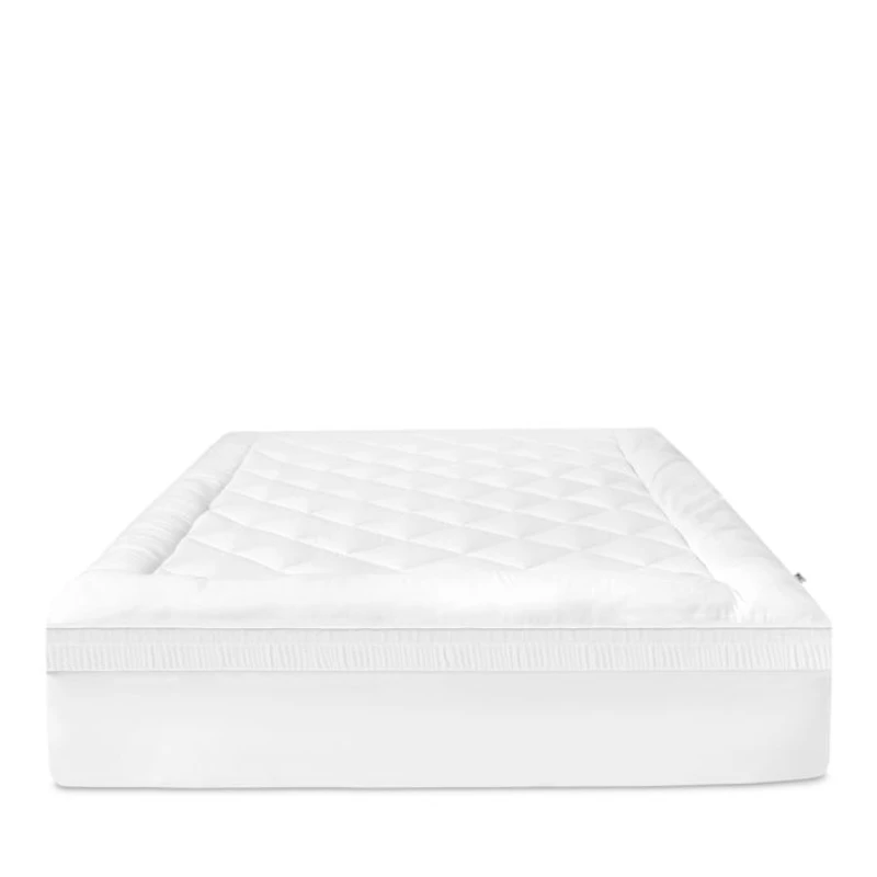 3+1 Memory Foam Mattress Topper with Fiber Fill Cover