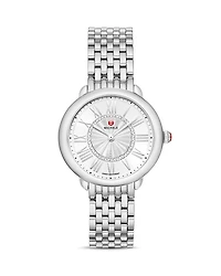 Michele Serein Mid Two-Tone Diamond Watch, 37mm