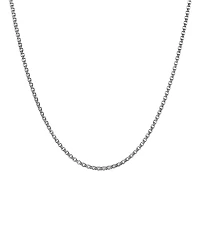 David Yurman Men's Small Box Chain Necklace 2.7mm