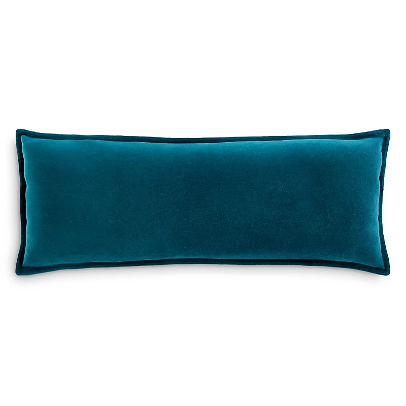 Surya Cotton Velvet Lumbar Pillow