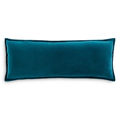 Surya Cotton Velvet Lumbar Pillow